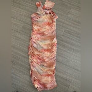 Women's | pink (multi color dress) medium